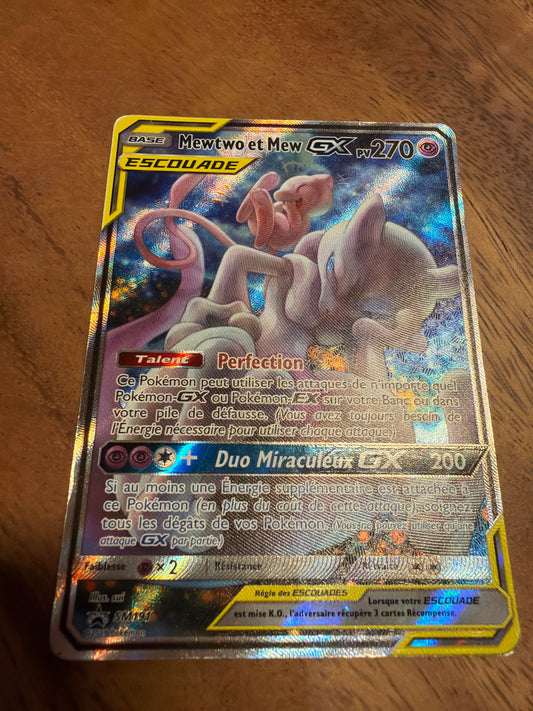 MEWTWO ET MEW GX ESCOUADE PROMO SM191
