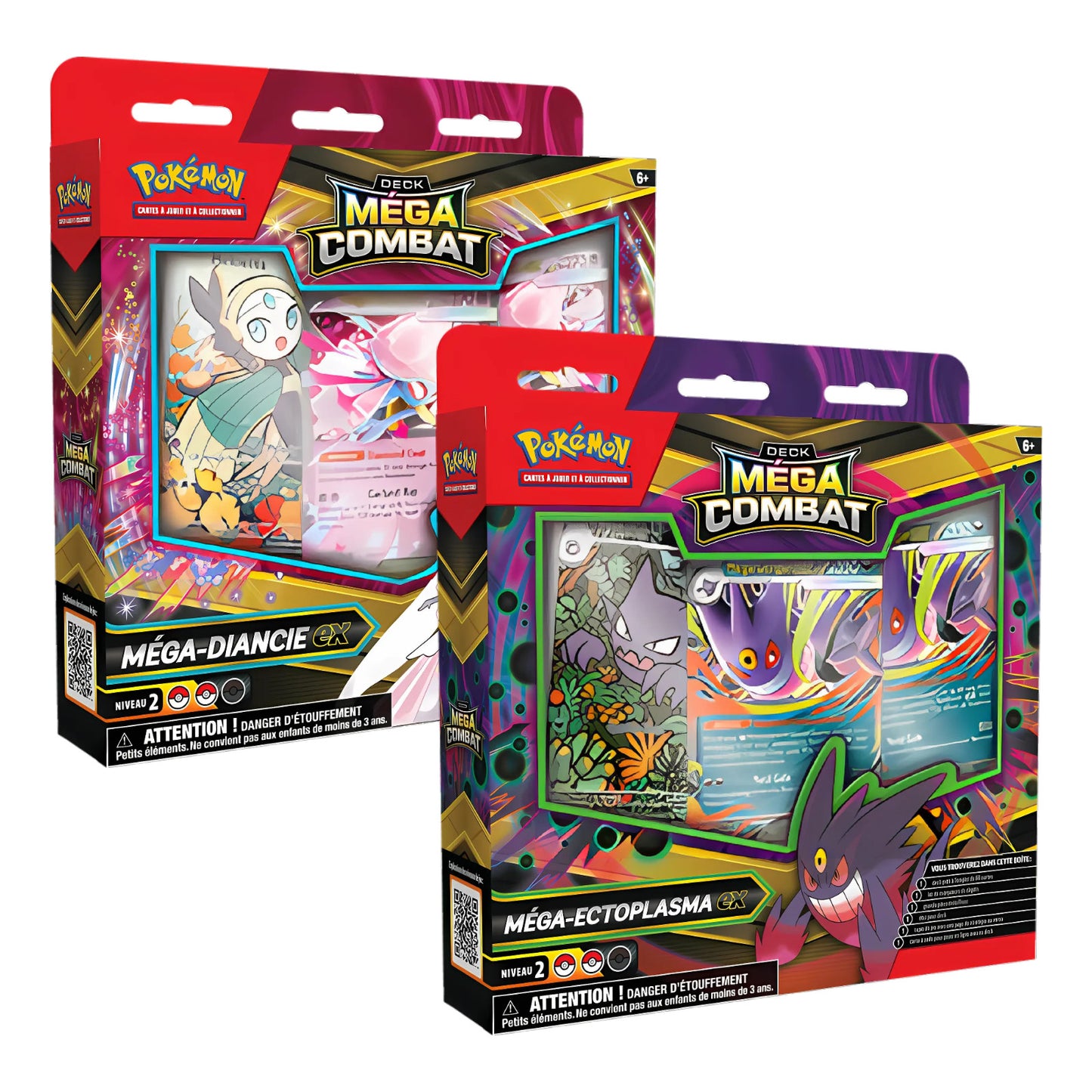 DUO DECK MEGA COMBAT - MEGA-DIANCIE ET MEGA-ECTOPLASMA EX