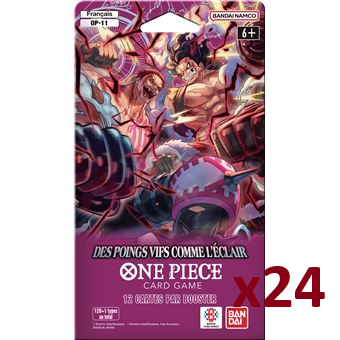 CAISSE DE SOLOBLISTER ONE PIECE OP11 - DES POINGS VIFS COMME L'ECLAIR